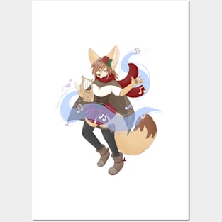 Bard Fennec Fox Posters and Art